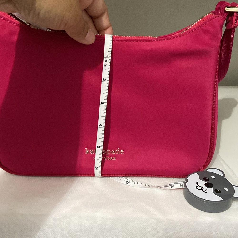 2-8 Kate spade shoulder bag purse hot pink - Picture 9 of 13